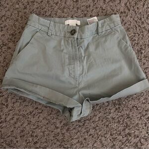 Women's Casual Green Shorts